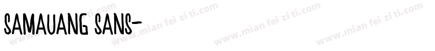 samauang sans字体转换
